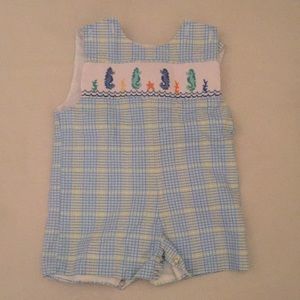 Baby Boy’s Smocked Overall 6M